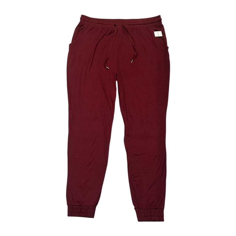 Ardene Basic Collection Burgundy Drawstring Lounge Jogger Pants Women’s Size XXL